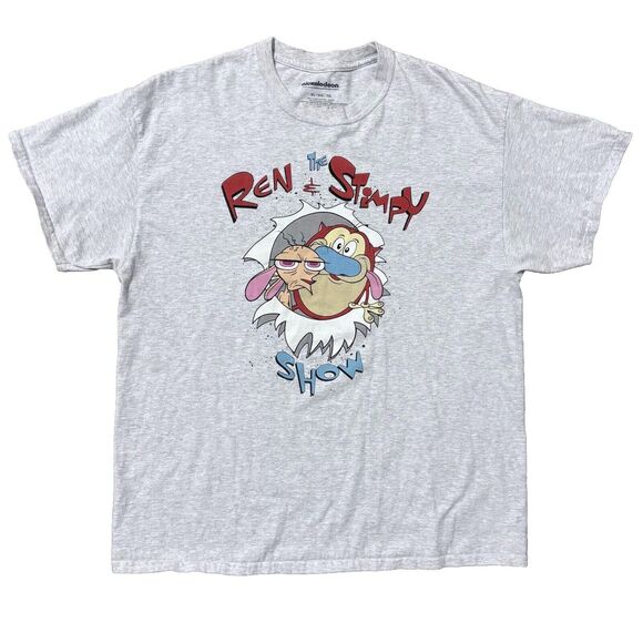 “The Ren & Stimpy Show” Tee Tshirt Y2K Size XL Nickelodeon‎ - Picture 1 of 6